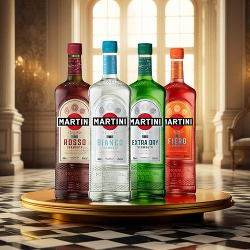 马天尼意大利原瓶进口味美思威末酒调酒基酒 马天尼味美思酒