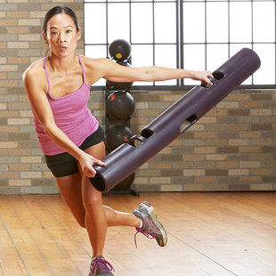 速发橡胶炮筒教身核心力量备练器材负重深蹲装 训私健小工具能量管