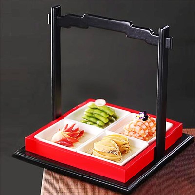 速发提店江南四味拼盘子凉冷菜点心碟小式茶糕点中吃手酒食盒果盘