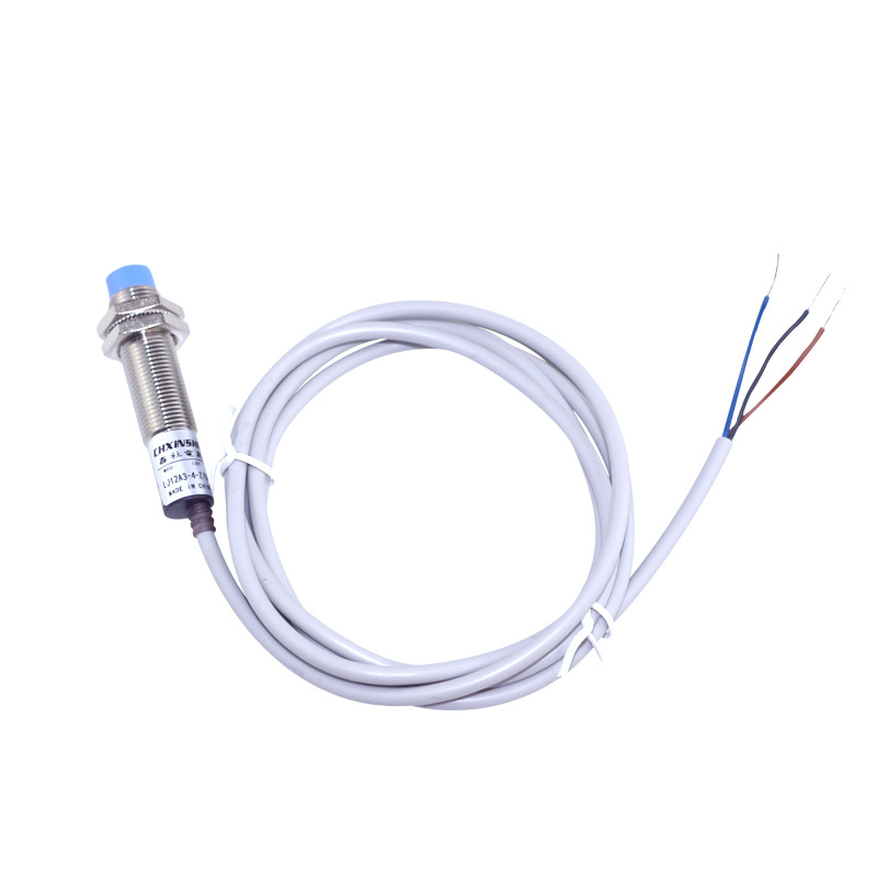 速发鑫社 M12电感式接近开关非埋入 LJ12A-4-Z/ 直流P常开传感器