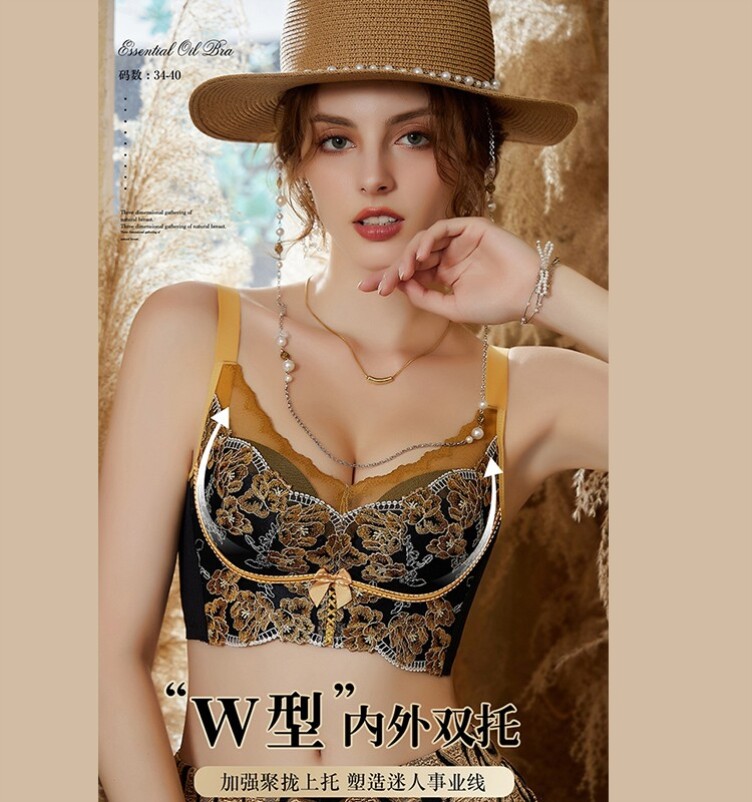圣迪班尼尊后香妃初辛cariedo调整聚拢无钢圈养护收副乳内衣文胸属于什么档次？