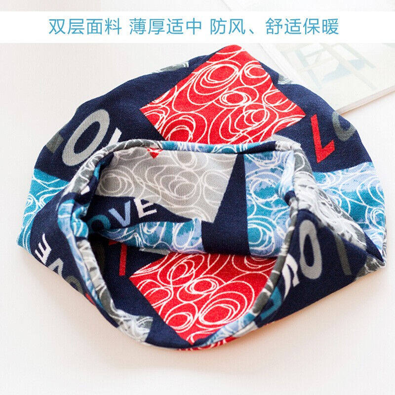 黛莎脖套女春秋户外护颈围脖遮脸防护防风头套头帽透气运动面罩橘