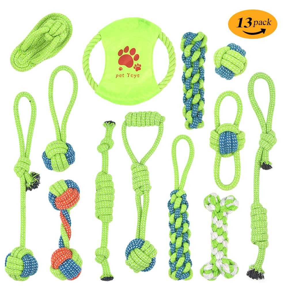 狗狗棉绳玩具磨牙发泄训练棉绳玩具洁齿狗咬绳玩具