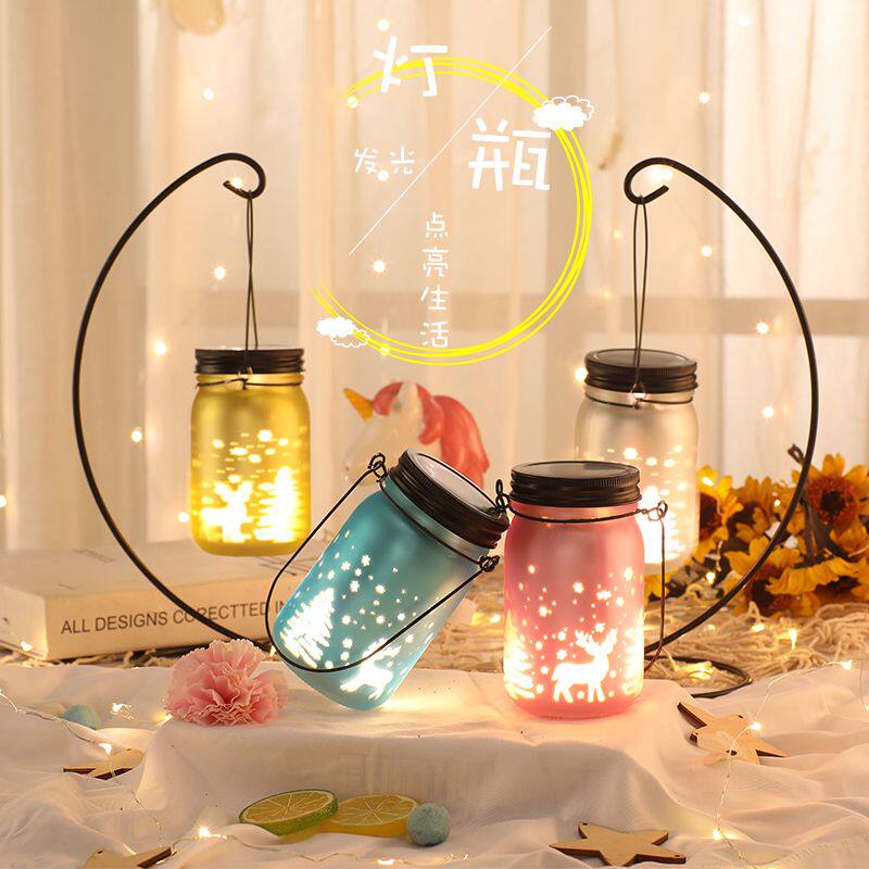 LED灯串礼盒星星瓶520幸运瓶玻璃瓶装纸管折许愿瓶情人节生日礼物