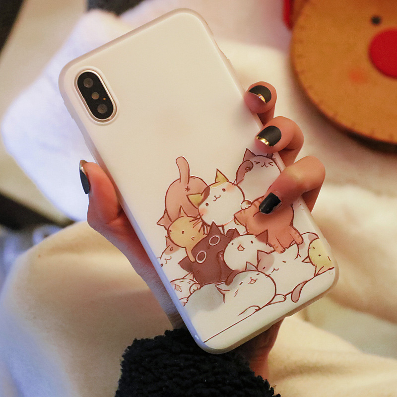 Æ»¹ûxÊÖ»ú¿Çiphone7/8/6s/5se/plusÍøºìÅ®¿î¸öÐÔÔ´´¸¡µñèßä¼Ò×åÇéÂÂins¶¶Òôͬ¿î·ÀˤÍâ¿ÇÇåÐÂÏÄÈÕ´óÆø¿É°®