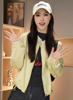 休闲风短款外套女气质高级感洋气