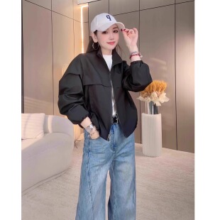 巨好看轻熟早秋外套女2025新款今年流行爆款休闲小个子短款冲锋衣