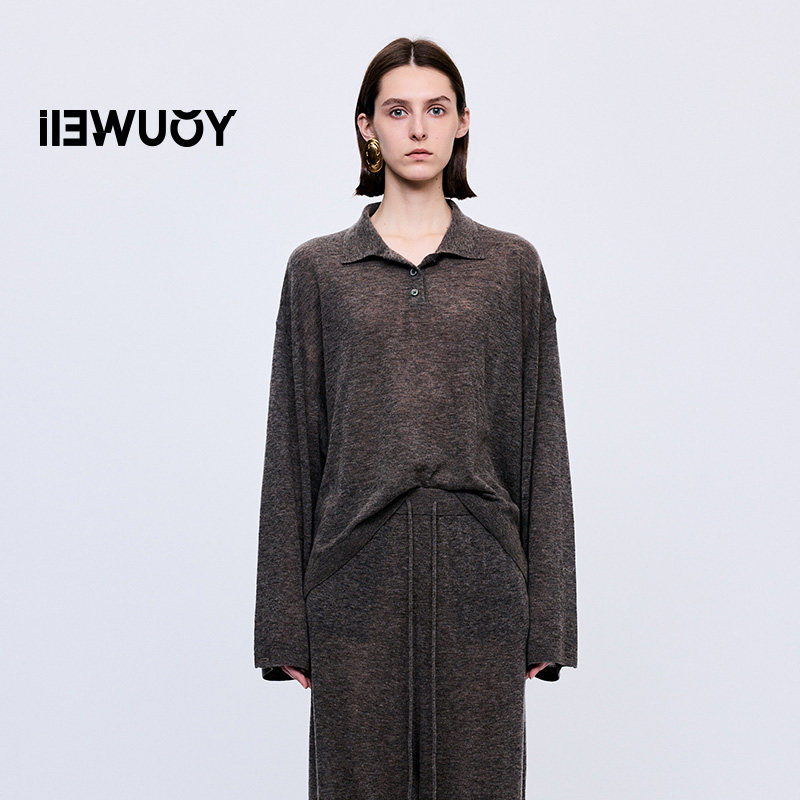 YOUWEI有尾2025秋季新品针织POLO衫女上衣Y2025308,女装/女士精品,POLO衫,淘宝优惠券,粉丝福利购,淘宝优惠卷