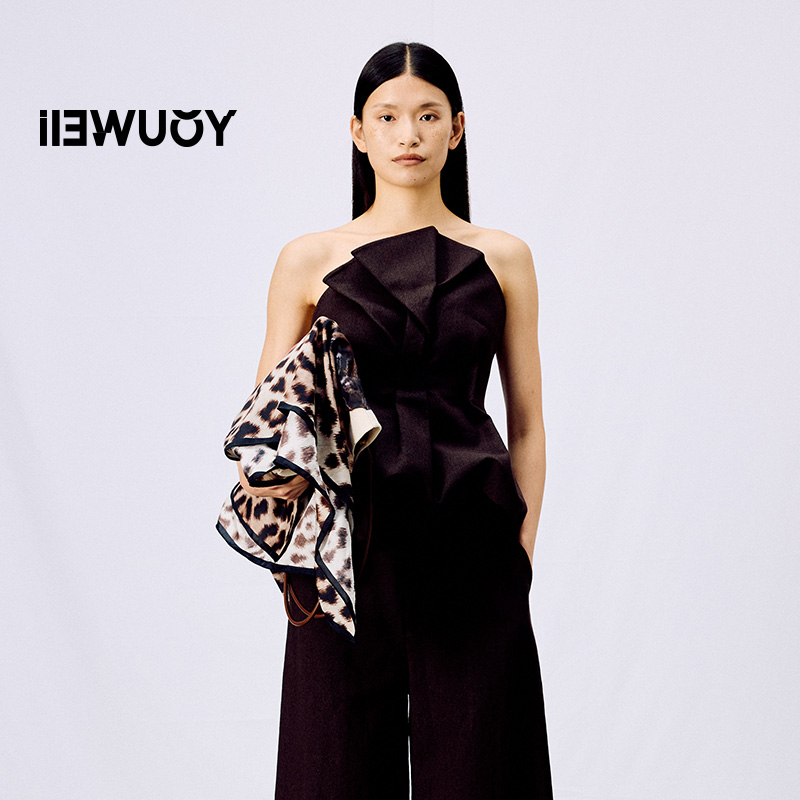 有尾女装修身优雅吊带