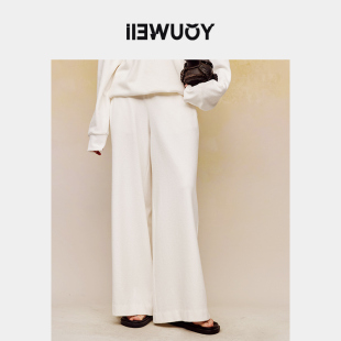 Y5424116 女长裤 YOUWEI有尾春季 机车腰头阔腿卫裤