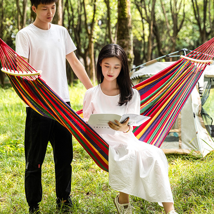 吊床防侧翻户外秋千吊床