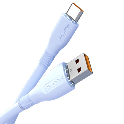 艾昊者120W超级快充type-c数据线液态软硅胶适用华为mate60/50/P40/P30荣耀安卓oppo小米通用6A充电器线USB