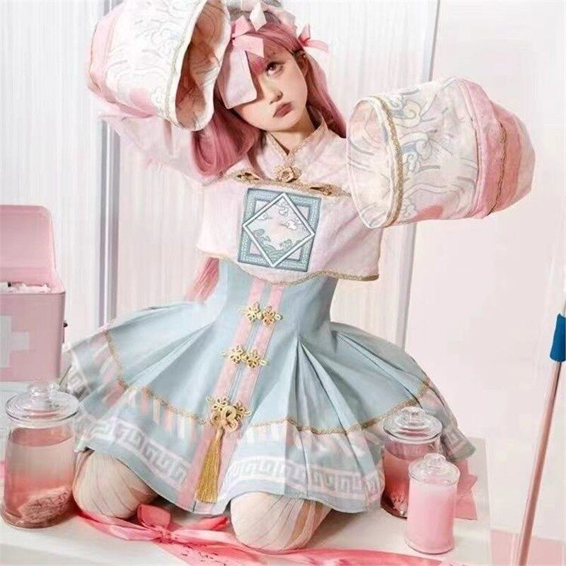 小僵尸大全套Lolita裙JSK日常轻LO裙可爱连衣裙万圣节洛丽塔套装