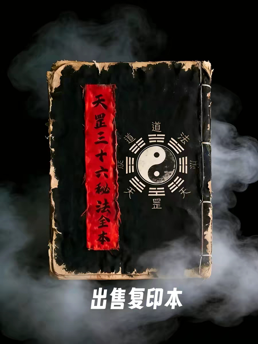 绝版古籍《天罡三十六秘F》七十二地鲨树出售彩色复印本练字板