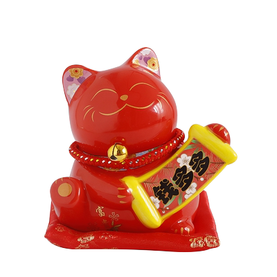 招财猫摆件陶瓷创意礼品家居