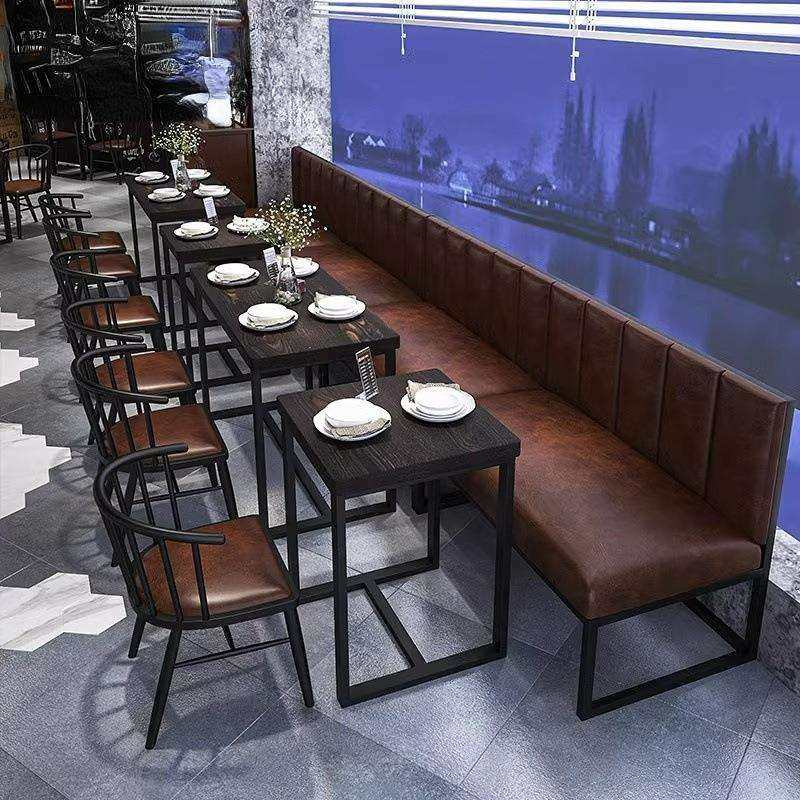 复古酒吧铁艺卡座沙发火锅烧烤店清吧餐厅餐饮工业风主题桌椅组合,电子元器件市场,其它元器件,淘宝优惠券,粉丝福利购,淘宝优惠卷