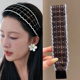 法式 复古针织魔术贴成人头发贴刘海碎发整理神器发箍甜美少女发带