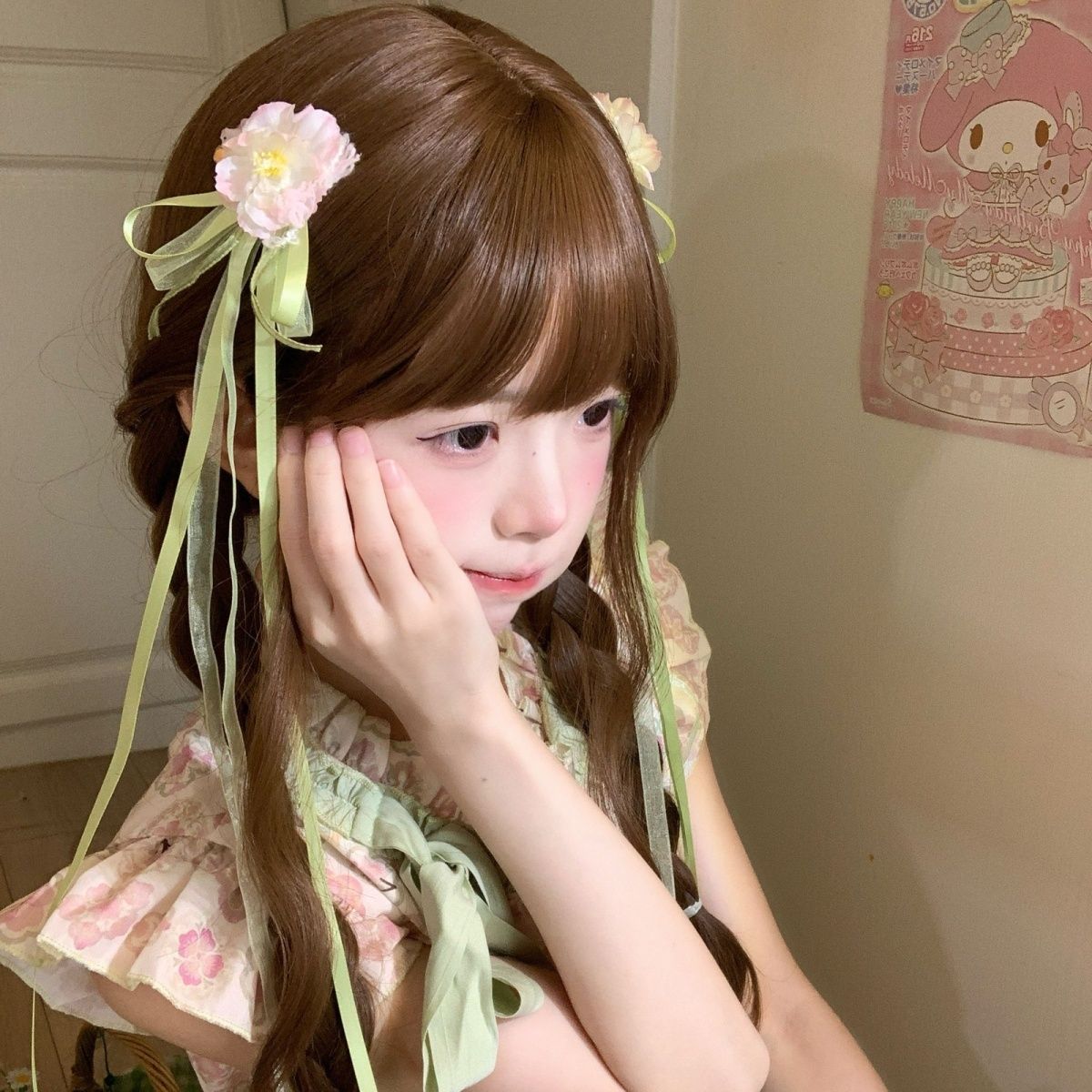 新款古风汉服长款飘带发夹图片