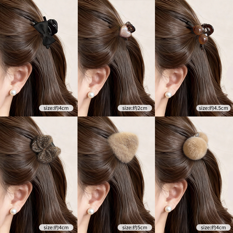 2025新款高级感刘海小抓夹