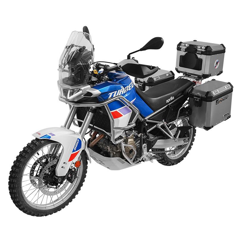 GSADV适用APRILIA阿普利亚660不锈钢上下护杠保险杠改装三箱尾箱