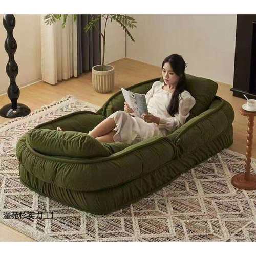 人类狗窝网红卧室折叠沙发沙发床巨大阳台单人榻榻米躺椅房间懒人