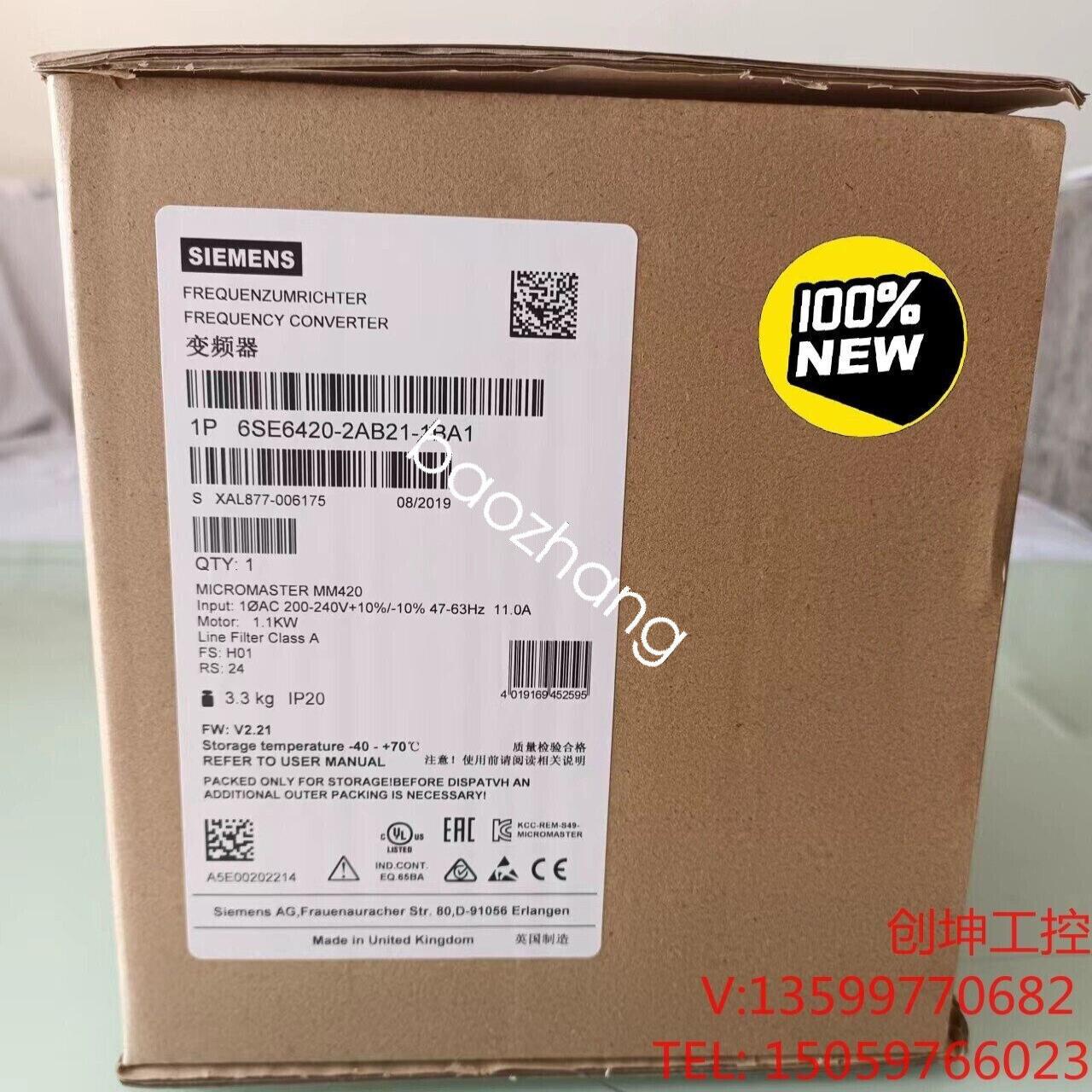 供应原装6SE6420-2AB21-1BA1逆变器XR