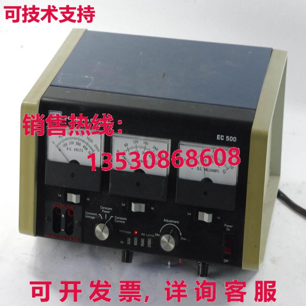 E-C APPARATUS EC-500 ELECTROPHORESIS POWER SUPPLY - Untested