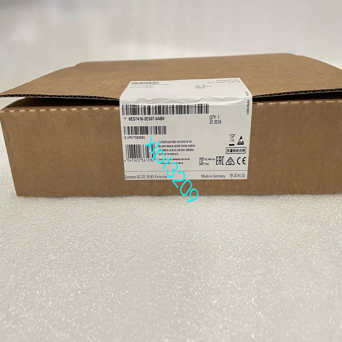 原装供应6ES7416-3ES07-0AB0 SIEMENS S7-400 CPU Module Brand n