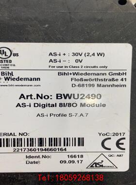 【非标价】Bihl+Wiedemann必威模块BWU2490.BwU2