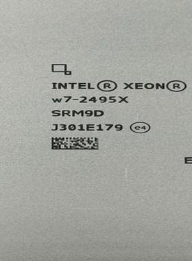 Xeon W7-2495X 正式版 (24核心48线程 2.