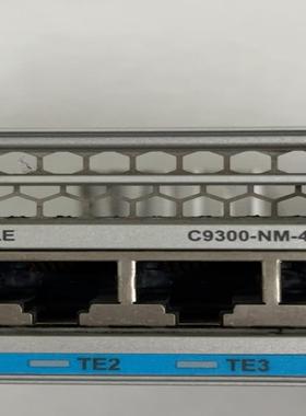 思科C9300-NM-4M 万兆电口 成色一般。