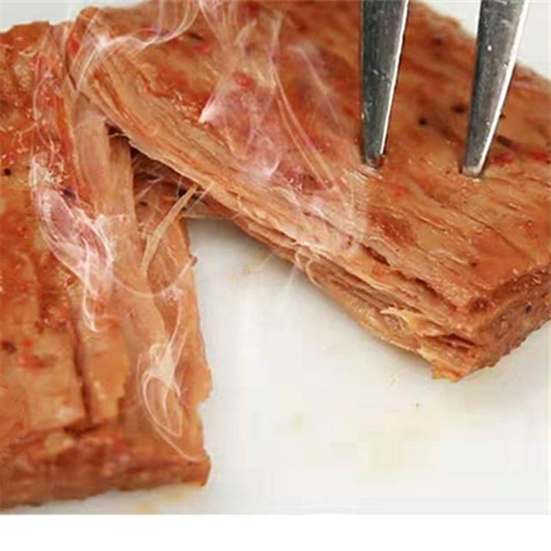 §豆独门拉丝爽干手撕素肉素制品辣豆条休闲零食素牛肉牛排