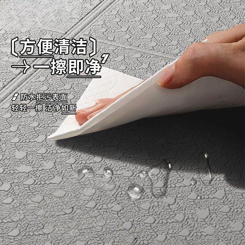 可折叠瑜伽垫便携加厚士健身运动垫子加宽加大家用防滑午休地垫