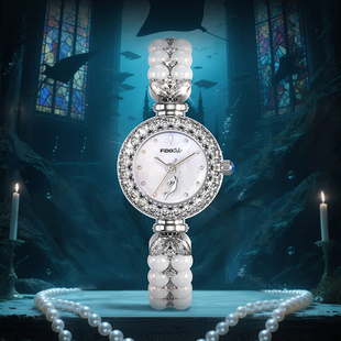 FidoDido「美人鱼」女表2025新款 女士腕表 名牌轻奢高级小手表正品