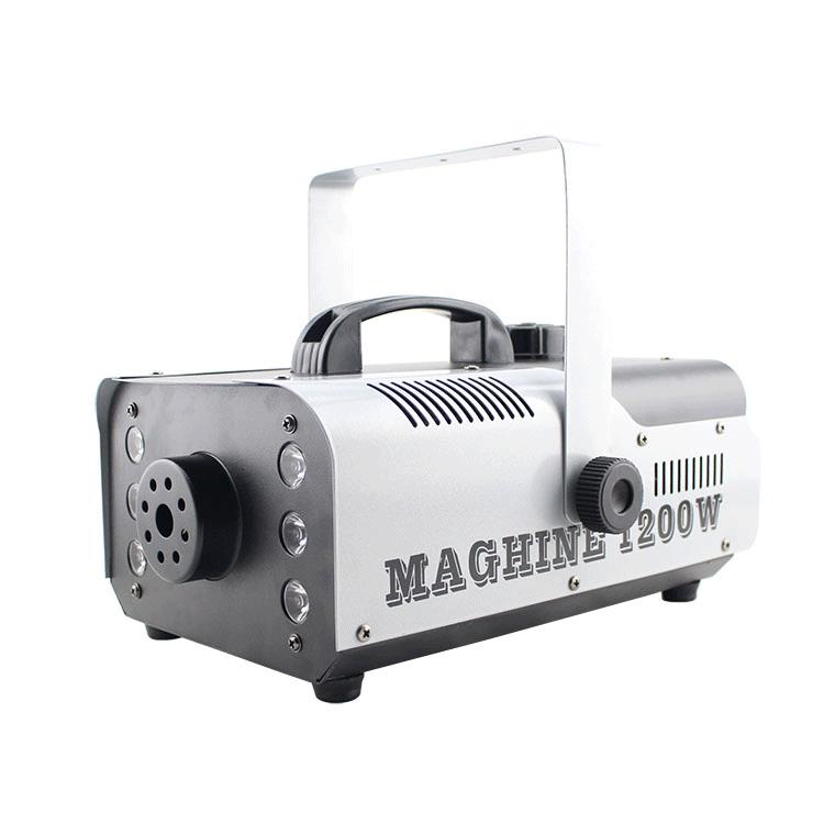 婚庆演出酒吧KTV舞台烟雾机带灯1200w遥控舞台专用特效烟机水雾机