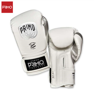 Primo泰拳拳套拳击手套PU皮 白色