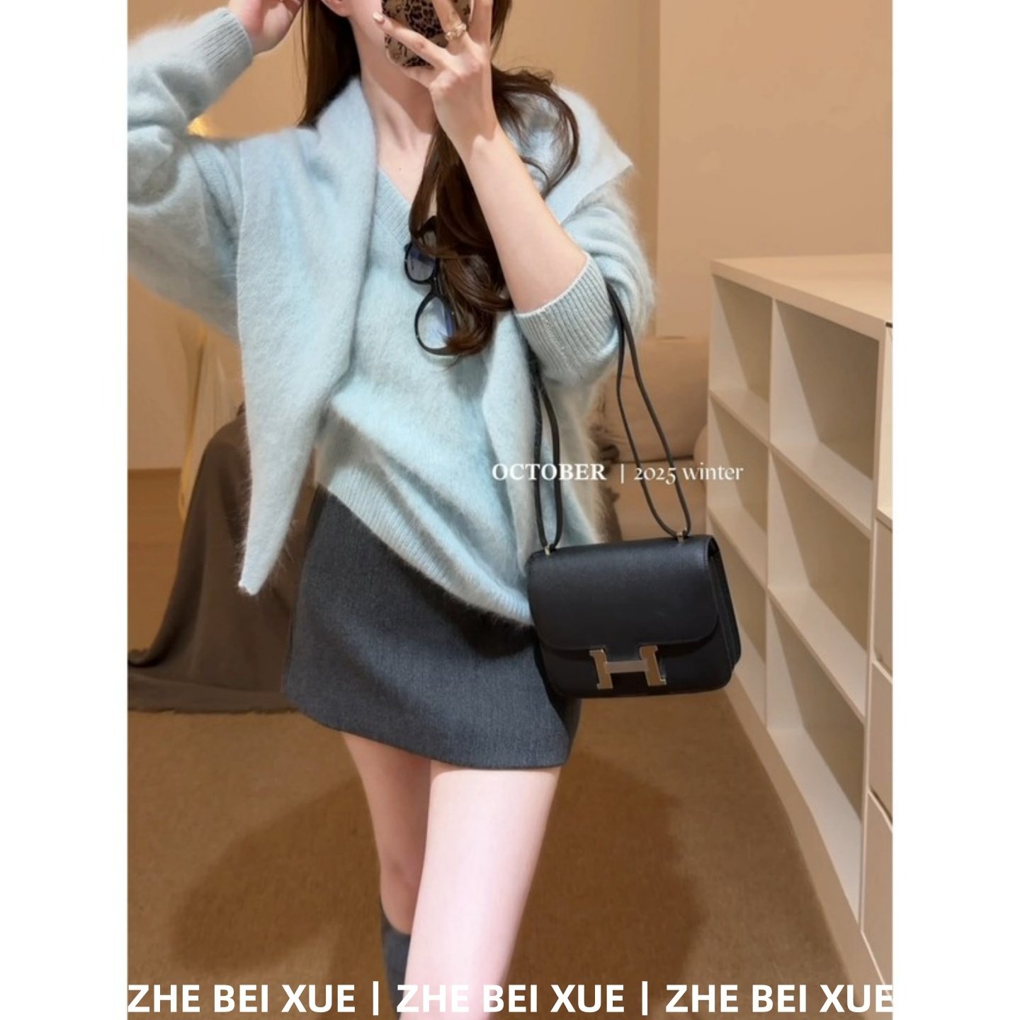 套装女韩系温柔风针织吊带毛衣开衫显瘦半身裙独特漂亮冬装一整套,女装/女士精品,时尚套装,淘宝优惠券,粉丝福利购,淘宝优惠卷