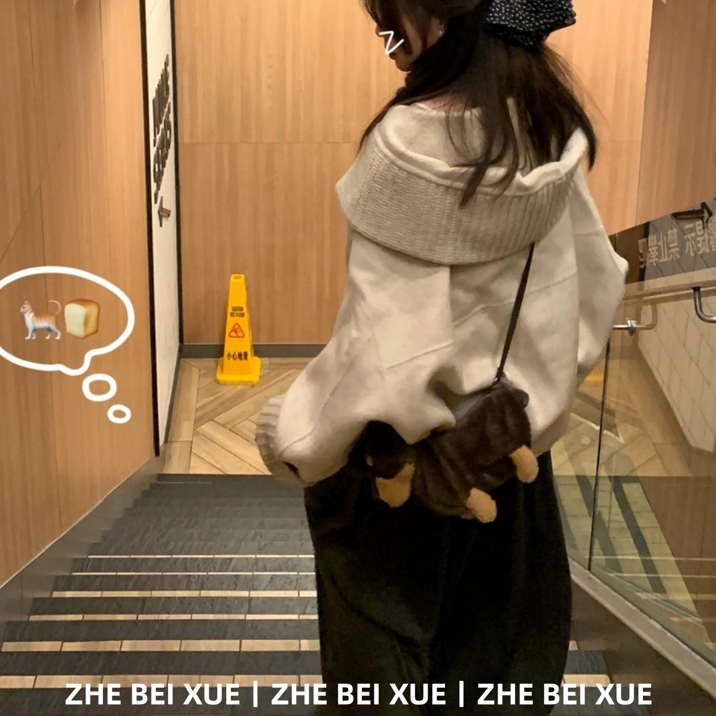 套装女韩系复古设计感拼接斗篷外套慵懒休闲裤独特漂亮冬装一整套,女装/女士精品,时尚套装,淘宝优惠券,粉丝福利购,淘宝优惠卷