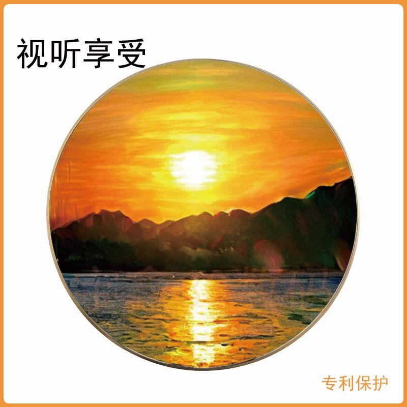 壁画音箱时尚无线蓝牙音箱平面油画音箱家用挂墙式蓝牙壁画音响