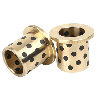 JFB法兰石墨铜套MPFZ翻边肩型衬套MPFZU耐磨导套内径5 6 8 10-120