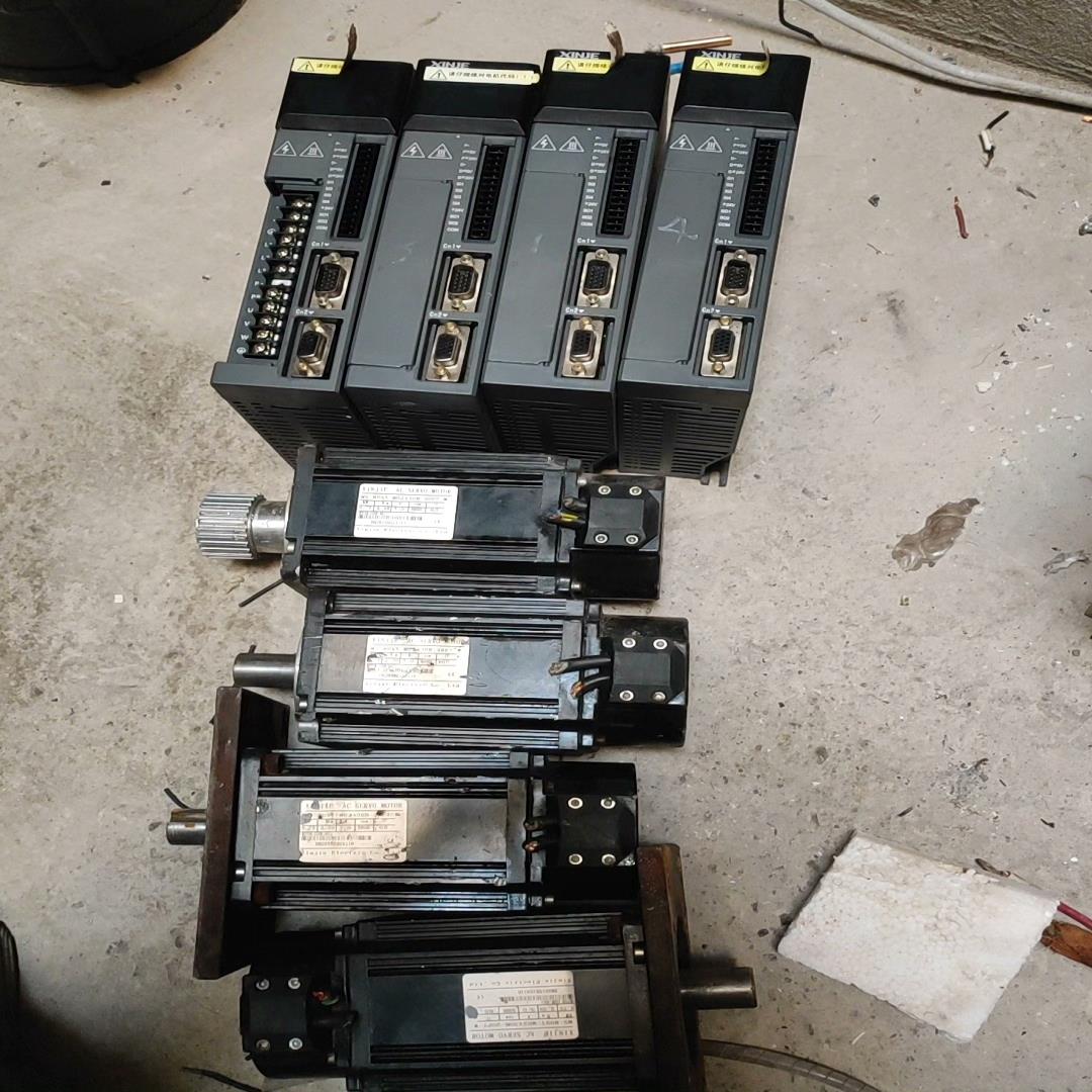 （设备配件）伺服80是-SP7信捷-20拆机一套ASDS2-MS伺服电机