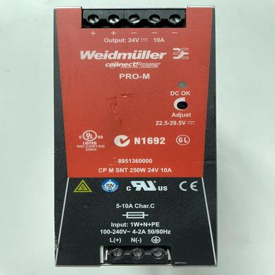 [德峰]拆机魏德米勒8951360000，24v，10A开关电源，w