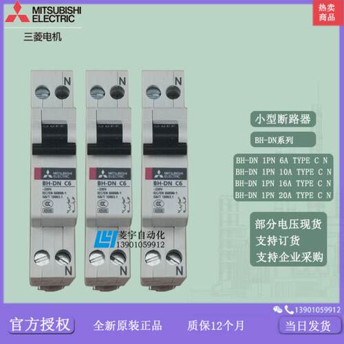 小型断路器 BH-DN 1PN 6A  10A 16A 20A C型 议价