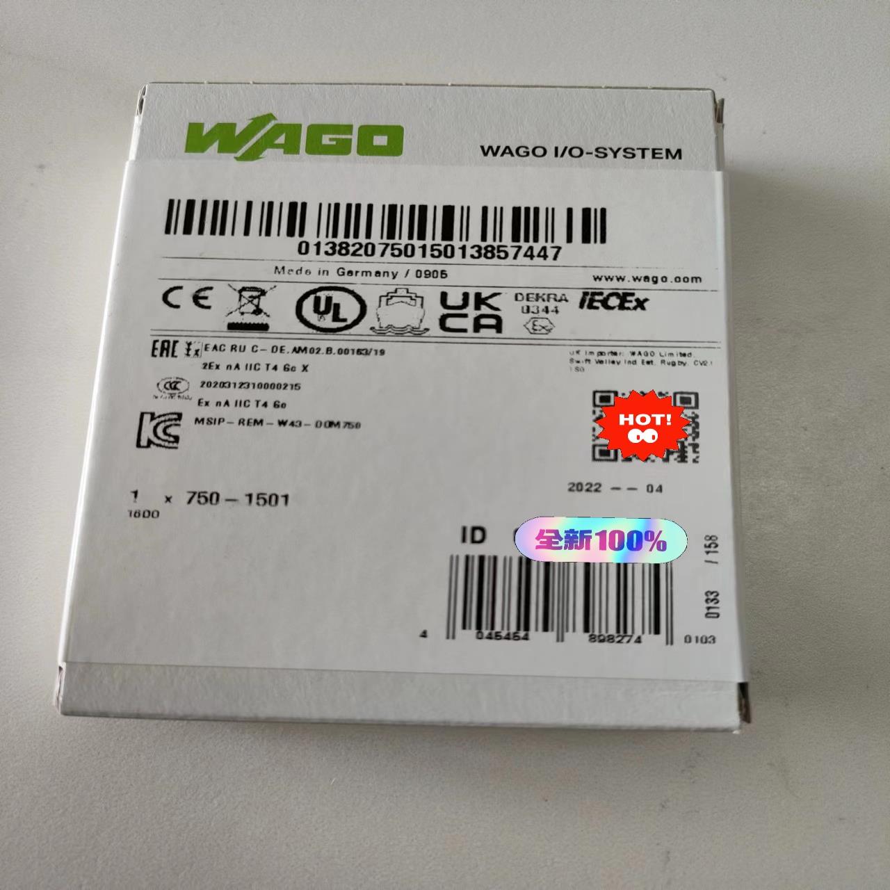 750-1501模块全新万可PLCWAGO-l/ SYSTE