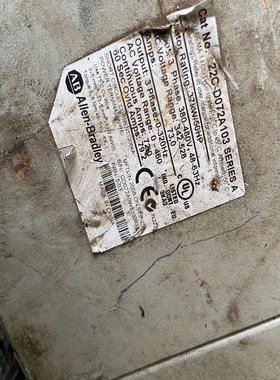 AB罗克韦尔变频器22C-D072A103  37KW驱动板