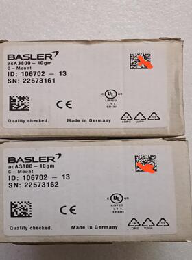 巴斯勒basler,acA3800-10gm 相机，2个