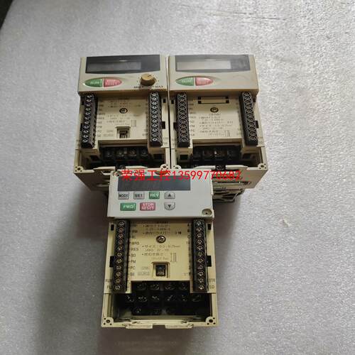 【荣强工控】三菱变频器FR-E520-0.75K。成色不错，功能包好