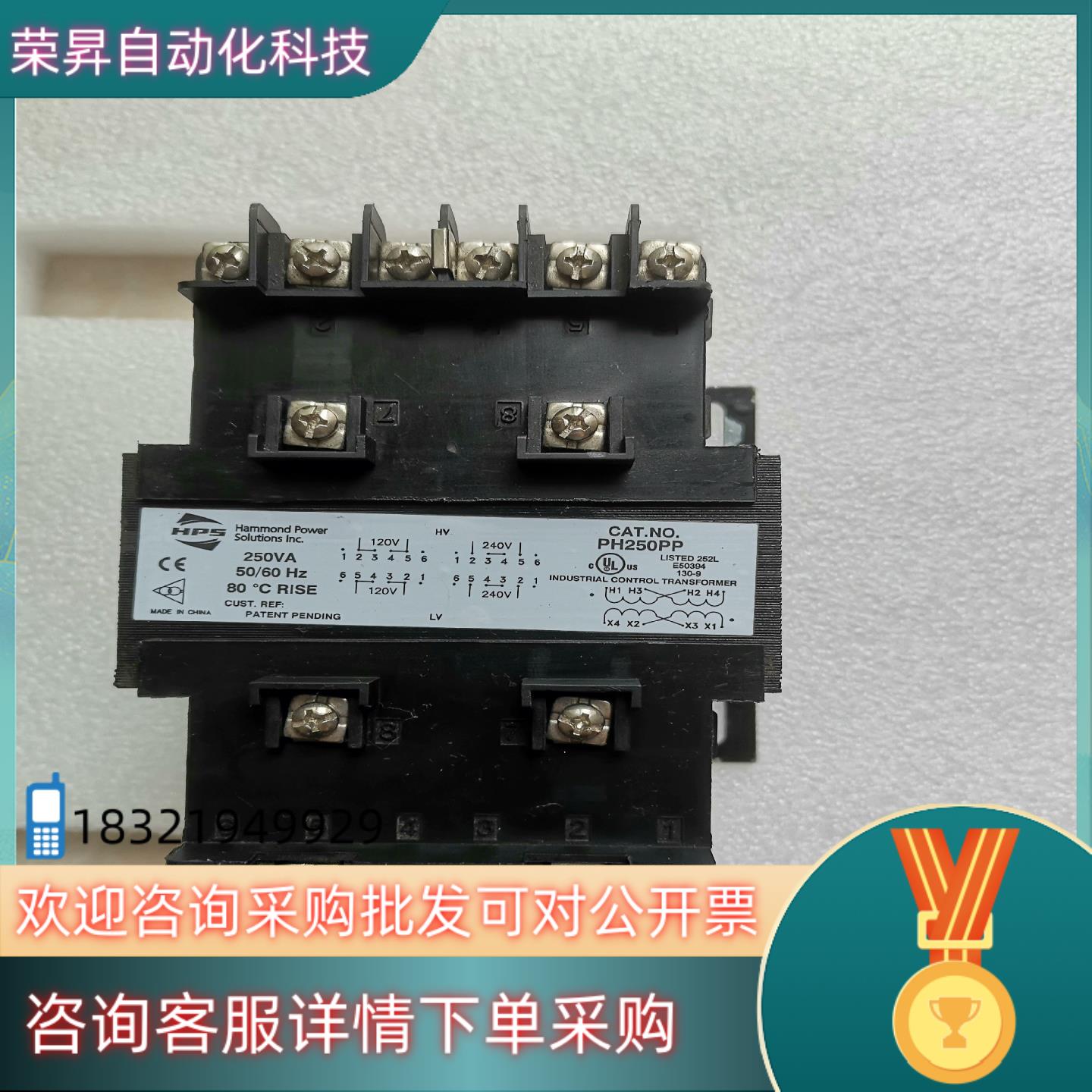 现货变压器哈蒙德Hammond PH250PP220V变压