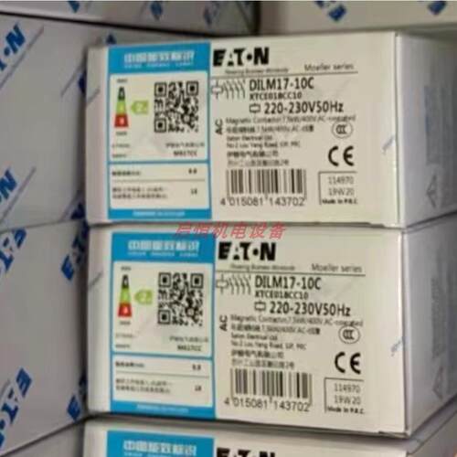 EATON接触器DILM17-10C，DILM25-10C，DILM32-10C，DILM38-1议价
