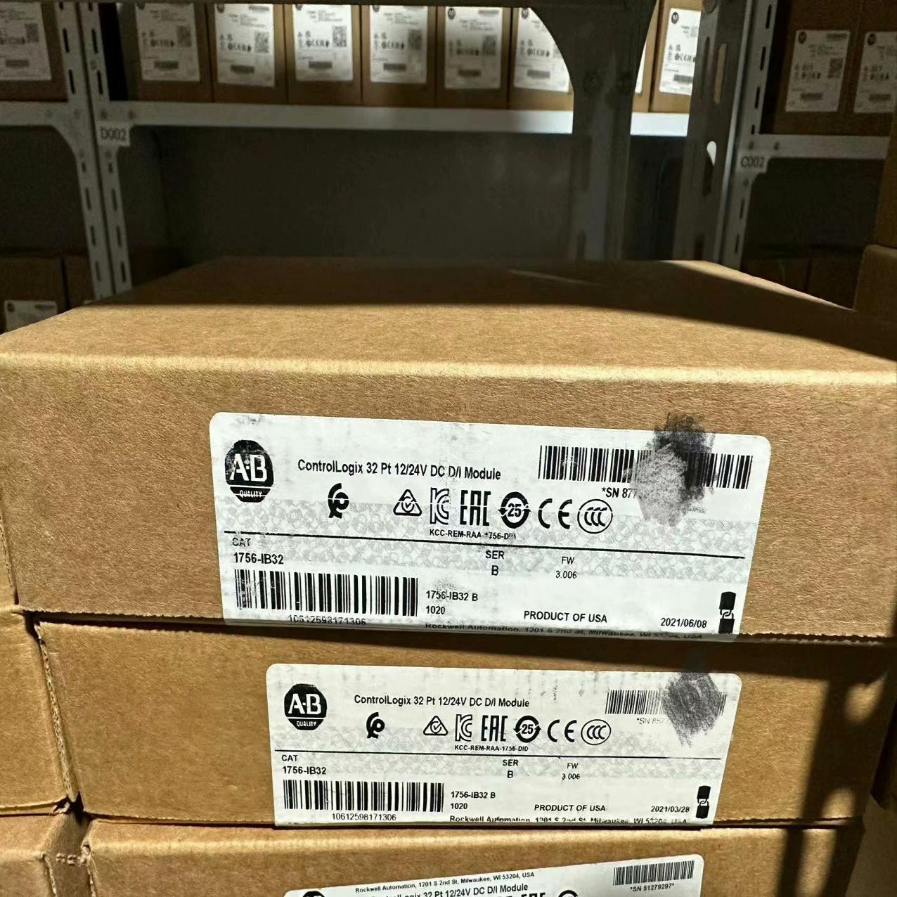 AB罗克韦尔模块 1756-IB32全新原装正品现货，实采联